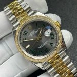 Premium Replica Uhr Rolex Datejust m126283rbr-0021 Bicolor mit Diamantlünette 36mm