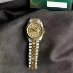 Premium Replica Uhr Rolex Datejust 126233-0045 Bicolor mit Diamantindizes 36mm