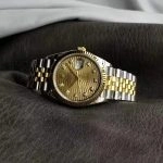 Premium Replica Uhr Rolex Datejust 126233-0045 Bicolor mit Diamantindizes 36mm
