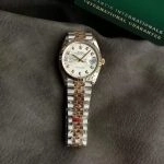 Premium Replica Uhr Rolex Datejust m126231-0039 Bicolor Roségold mit Diamantindizes 36mm
