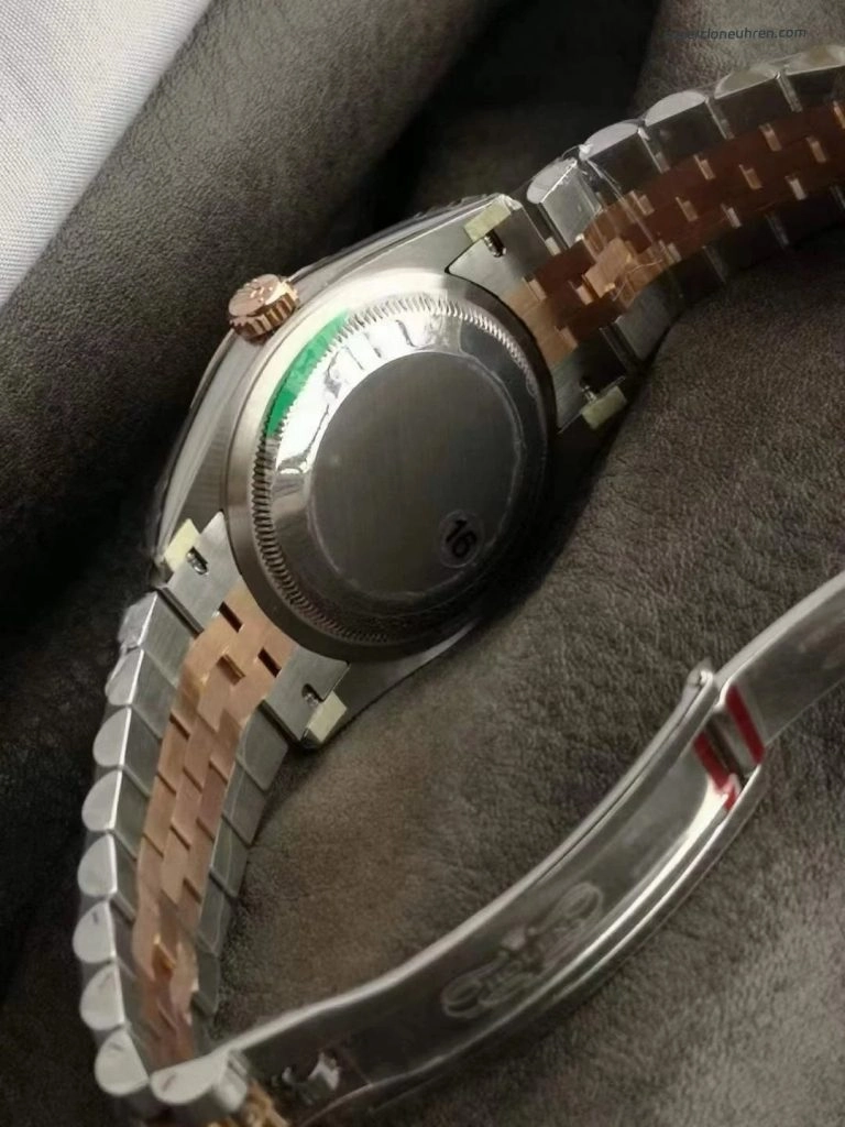 Premium Replica Uhr Rolex Datejust m126231-0039 Bicolor Roségold mit Diamantindizes 36mm