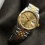 Premium Replica Uhr Rolex Datejust m126233-0015 mit Bicolor-Lünette und Jubilé-Band 36mm