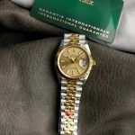 Premium Replica Uhr Rolex Datejust m126233-0015 mit Bicolor-Lünette und Jubilé-Band 36mm