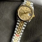 Premium Replica Uhr Rolex Datejust m126233-0015 mit Bicolor-Lünette und Jubilé-Band 36mm