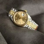 Premium Replica Uhr Rolex Datejust m126233-0015 mit Bicolor-Lünette und Jubilé-Band 36mm