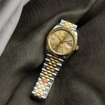 Premium Replica Uhr Rolex Datejust m126233-0015 mit Bicolor-Lünette und Jubilé-Band 36mm