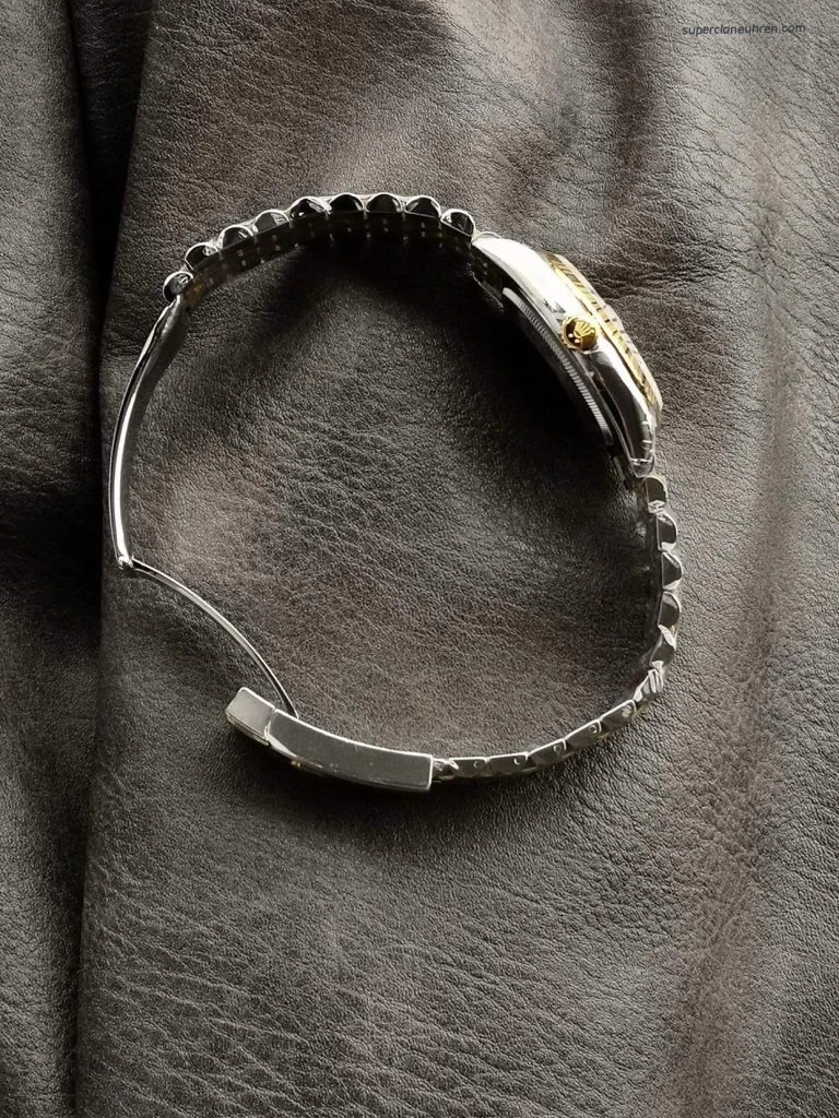 Premium Replica Uhr Rolex Datejust m126233-0015 mit Bicolor-Lünette und Jubilé-Band 36mm