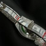 Super Clone Rolex Datejust 126334-0014 mit grauem Zifferblatt und geriffelter Lünette 41mm