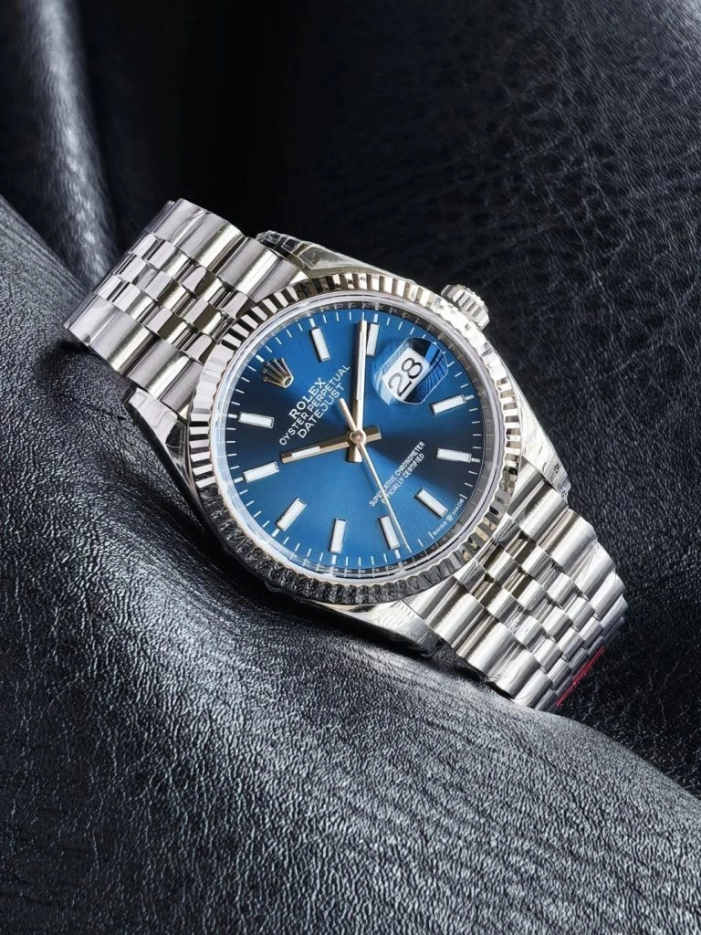 Premium Replica Uhr Rolex Datejust 126234 blaues Zifferblatt mit Jubilee-Band 36mm
