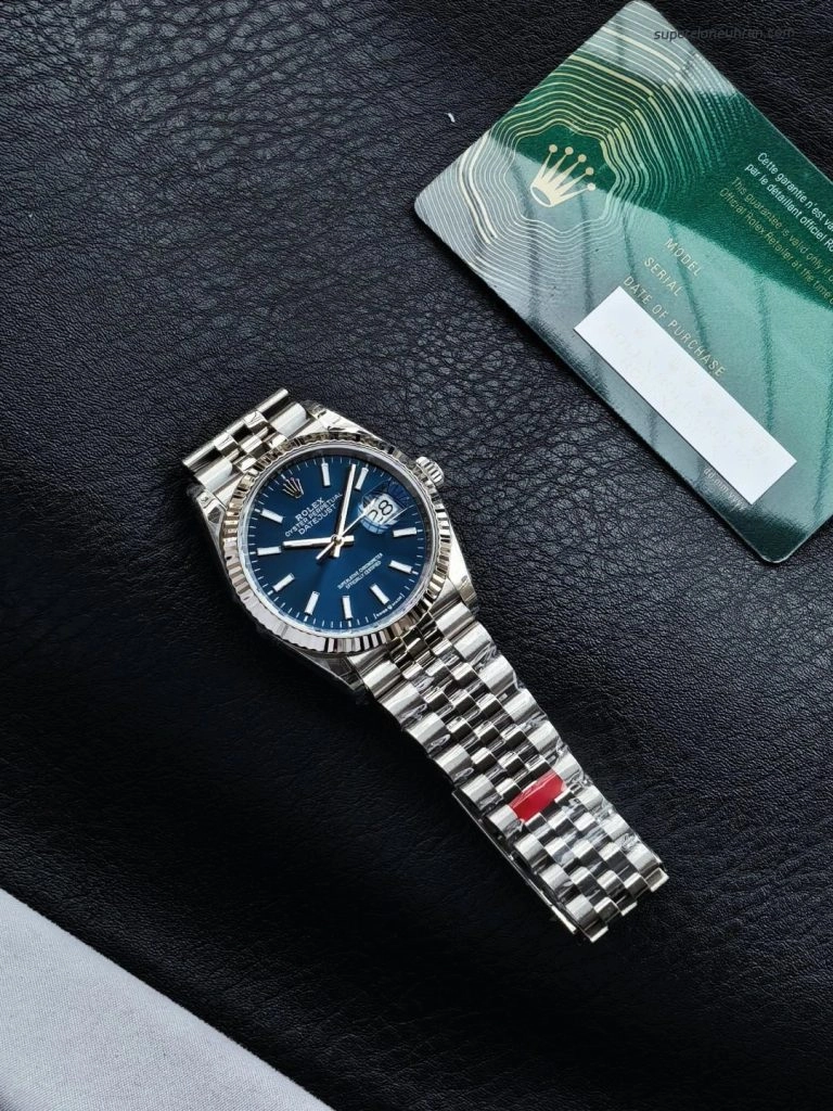 Premium Replica Uhr Rolex Datejust 126234 blaues Zifferblatt mit Jubilee-Band 36mm