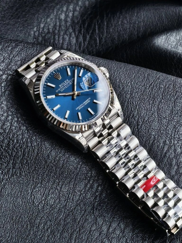 Premium Replica Uhr Rolex Datejust 126234 blaues Zifferblatt mit Jubilee-Band 36mm