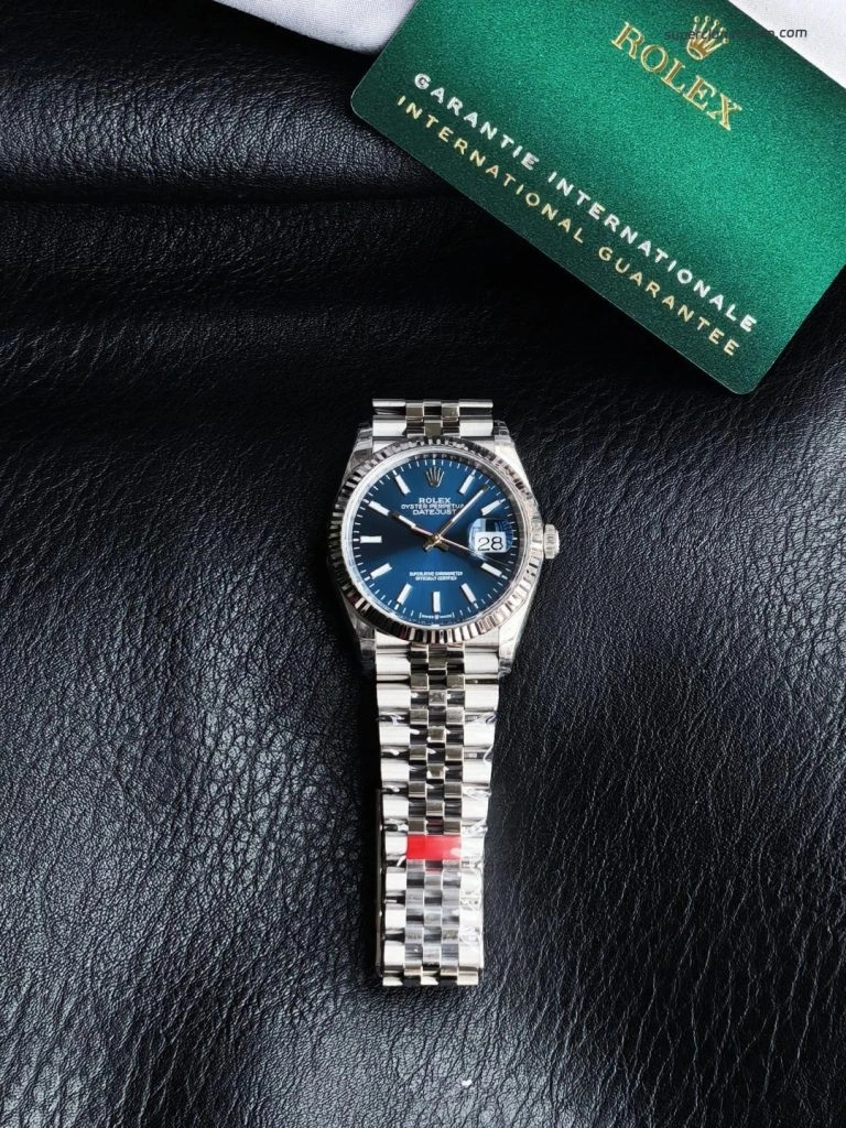 Premium Replica Uhr Rolex Datejust 126234 blaues Zifferblatt mit Jubilee-Band 36mm