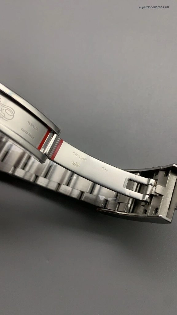 Premium Replica Uhr Rolex Oyster Perpetual 124300 schwarzes Zifferblatt Edelstahlband 41mm