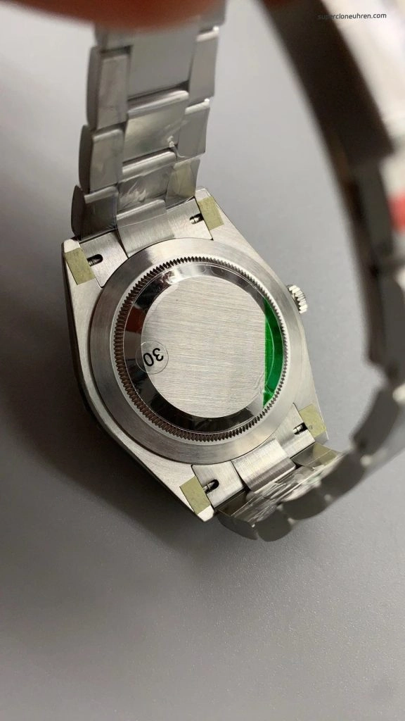 Premium Replica Uhr Rolex Oyster Perpetual 124300 mit türkisfarbenem Zifferblatt und Edelstahlband 41 mm