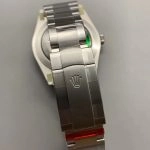 Premium Replica Uhr Rolex Oyster Perpetual 124300 mit türkisfarbenem Zifferblatt und Edelstahlband 41 mm
