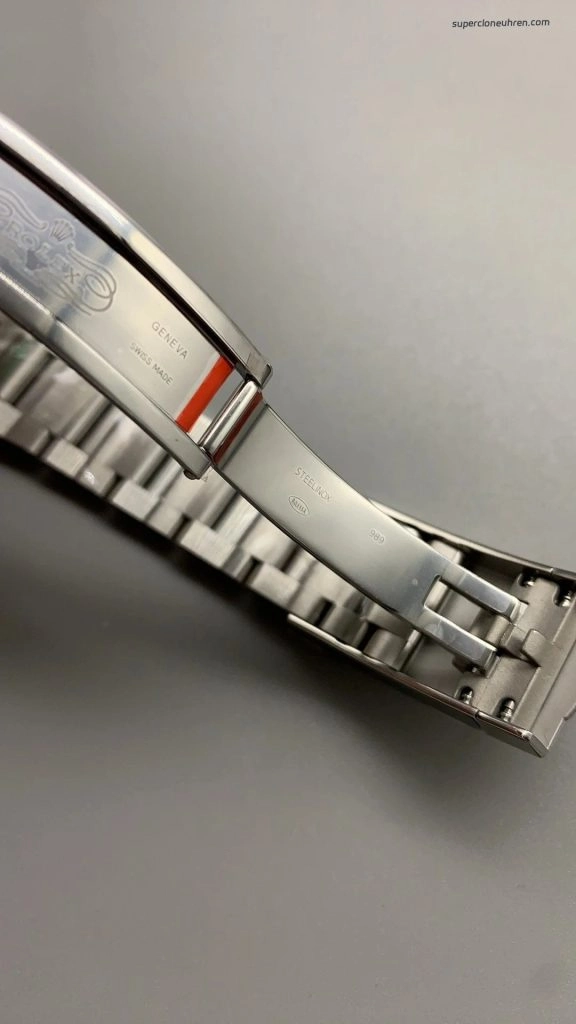 Premium Replica Uhr Rolex Oyster Perpetual 124300 mit türkisfarbenem Zifferblatt und Edelstahlband 41 mm