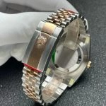 Super Clone Rolex Datejust m126301-0016 mit grünem Zifferblatt und Roségold 41mm