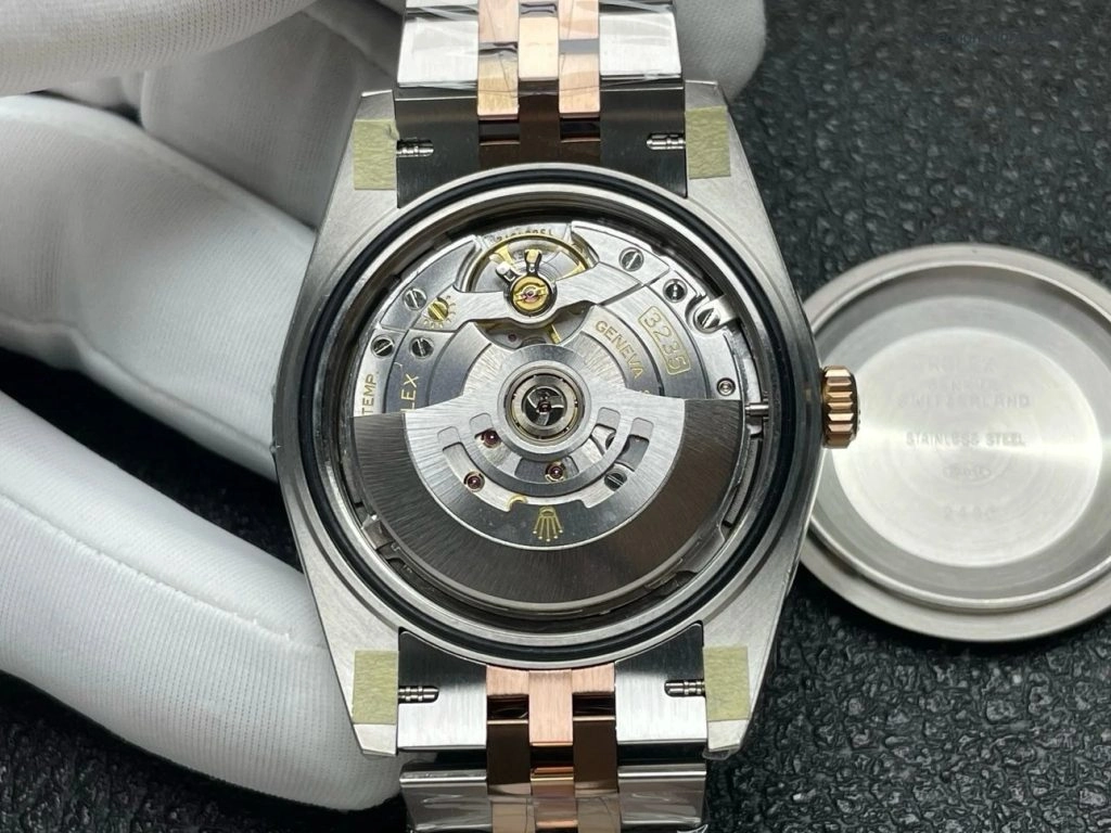 Super Clone Rolex Datejust m126301-0016 mit grünem Zifferblatt und Roségold 41mm