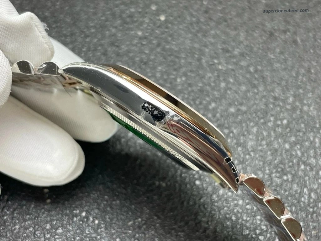Super Clone Rolex Datejust m126301-0016 mit grünem Zifferblatt und Roségold 41mm