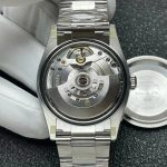 Premium Replica Uhr Rolex Oyster Perpetual m126000-0013 mit lavendelfarbenem Zifferblatt und Edelstahlband 36mm