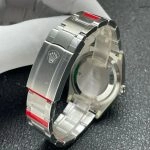 Super Clone Rolex Oyster Perpetual m126000-0011 mit grünem Zifferblatt und Edelstahlband 36 mm