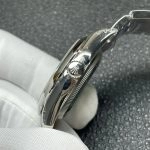 Super Clone Rolex Oyster Perpetual m126000-0011 mit grünem Zifferblatt und Edelstahlband 36 mm