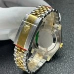 Premium Replica Uhr Rolex Datejust 126303-0020 Bicolor mit grünem Zifferblatt 41mm
