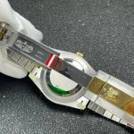 Premium Replica Uhr Rolex Datejust 126303-0020 Bicolor mit grünem Zifferblatt 41mm