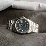 Super Clone Rolex Datejust 126234-0057 mit blauem Strukturzifferblatt und Jubilee-Band 36 mm