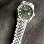 Premium Replica Uhr Rolex Datejust m126234-0055 grünes Palmblatt-Zifferblatt 36mm