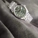 Premium Replica Uhr Rolex Datejust m126234-0055 grünes Palmblatt-Zifferblatt 36mm