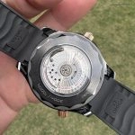 Premium Replica Uhr Omega Seamaster Diver 300M 210.62.44.20.01.001 Keramikgehäuse Roségold 43,5 mm