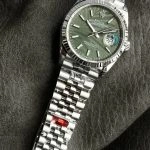 Premium Replica Uhr Rolex Datejust m126234-0047 mit grünem Palmenblatt-Zifferblatt 36mm
