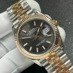 Super Clone Rolex Datejust 126231-0013 Stahl-Roségold graues Zifferblatt 36 mm
