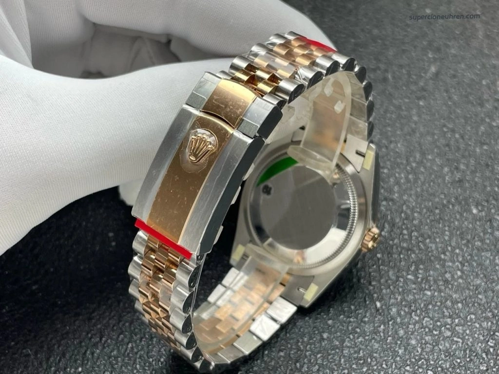 Super Clone Rolex Datejust 126231-0013 Stahl-Roségold graues Zifferblatt 36 mm