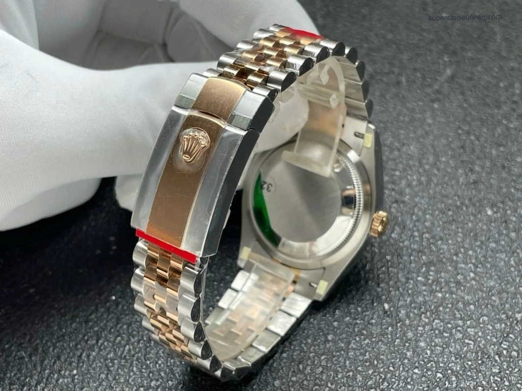 Super Clone Rolex Datejust 126231-0027 Roségold Champagner 36mm