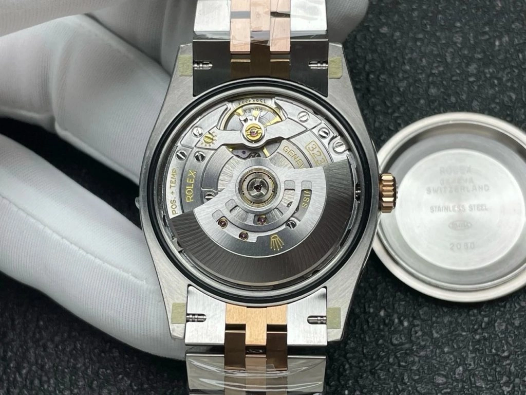 Super Clone Rolex Datejust 126231-0027 Roségold Champagner 36mm
