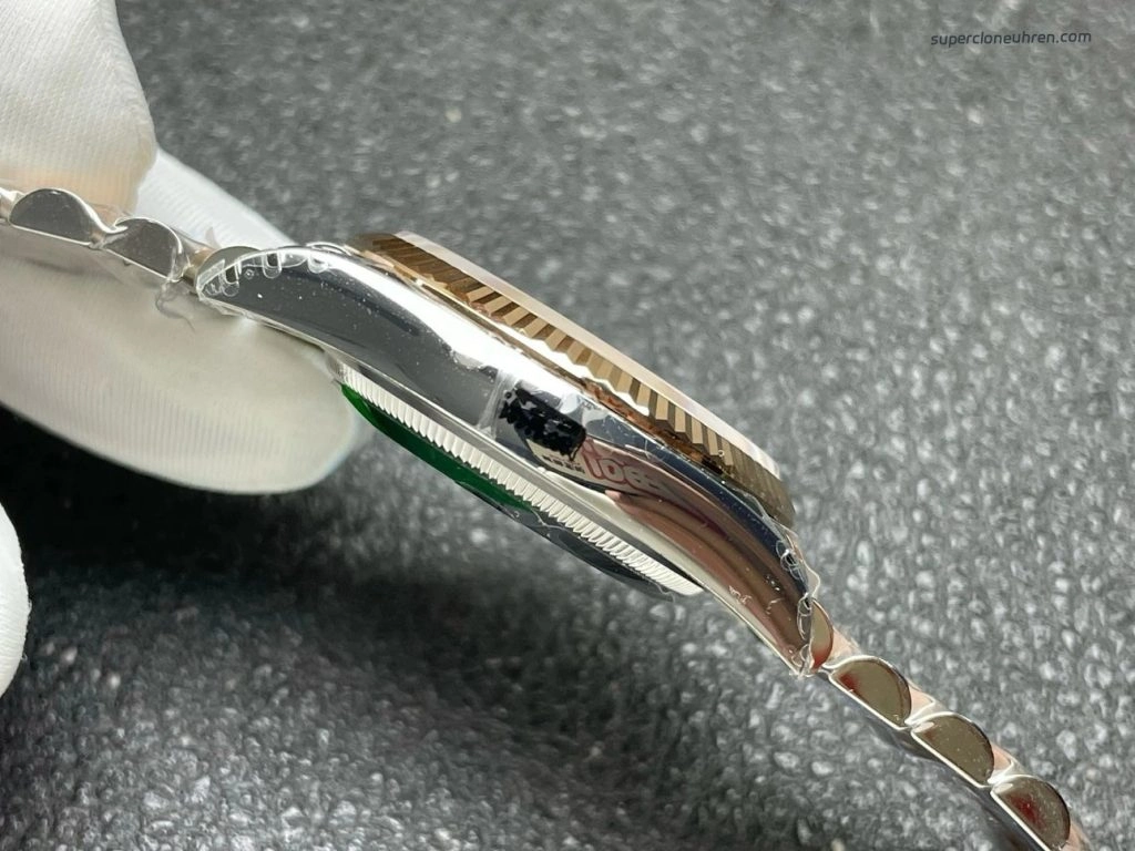 Super Clone Rolex Datejust 126231-0027 Roségold Champagner 36mm