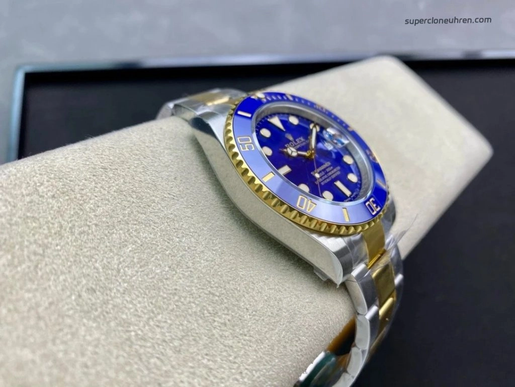 Super Clone Rolex Submariner 116613LB-0005 Bicolor Blau 40mm