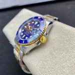 Super Clone Rolex Submariner 116613LB-0005 Bicolor Blau 40mm