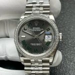 Premium Replica Uhr Rolex Datejust m126284rbr-0037 mit Diamantlünette 36mm