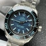 Premium Replica Uhr Omega Seamaster Planet Ocean Ultra Deep 215.30.46.21.03.002 blaues Zifferblatt 45,5 mm