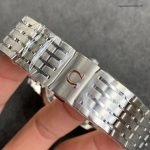 Premium Replica Uhr Omega De Ville 431.10.41.21.01.001 schwarzes Zifferblatt Edelstahlband 41mm