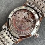 Premium Replica Uhr Omega De Ville 431.10.41.21.01.001 schwarzes Zifferblatt Edelstahlband 41mm
