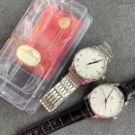 Super Clone Omega De Ville 431.10.41.21.02.001 silbernes Zifferblatt mit blauem Sekundenzeiger 41mm