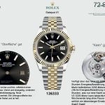 Premium Replica Uhr Rolex Datejust m126333-0014 Bicolor mit geriffelter Lünette 41mm
