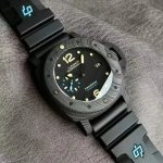1:1 Super Clone Uhr Panerai Submersible PAM00616 Carbon-Keramik Gehäuse 47mm
