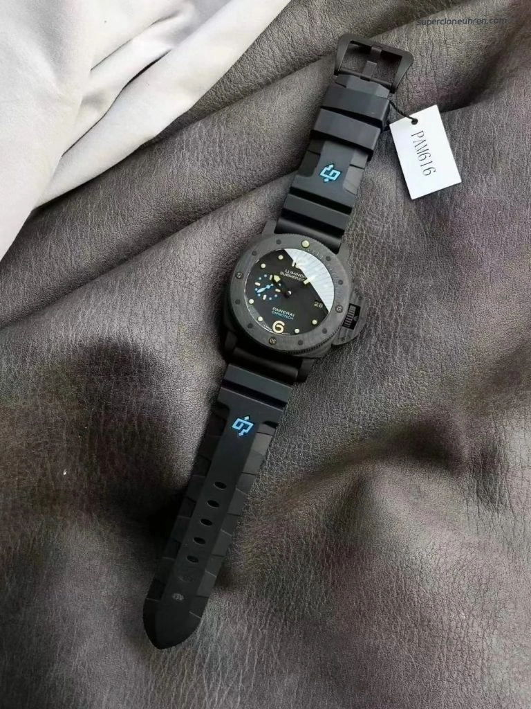 1:1 Super Clone Uhr Panerai Submersible PAM00616 Carbon-Keramik Gehäuse 47mm