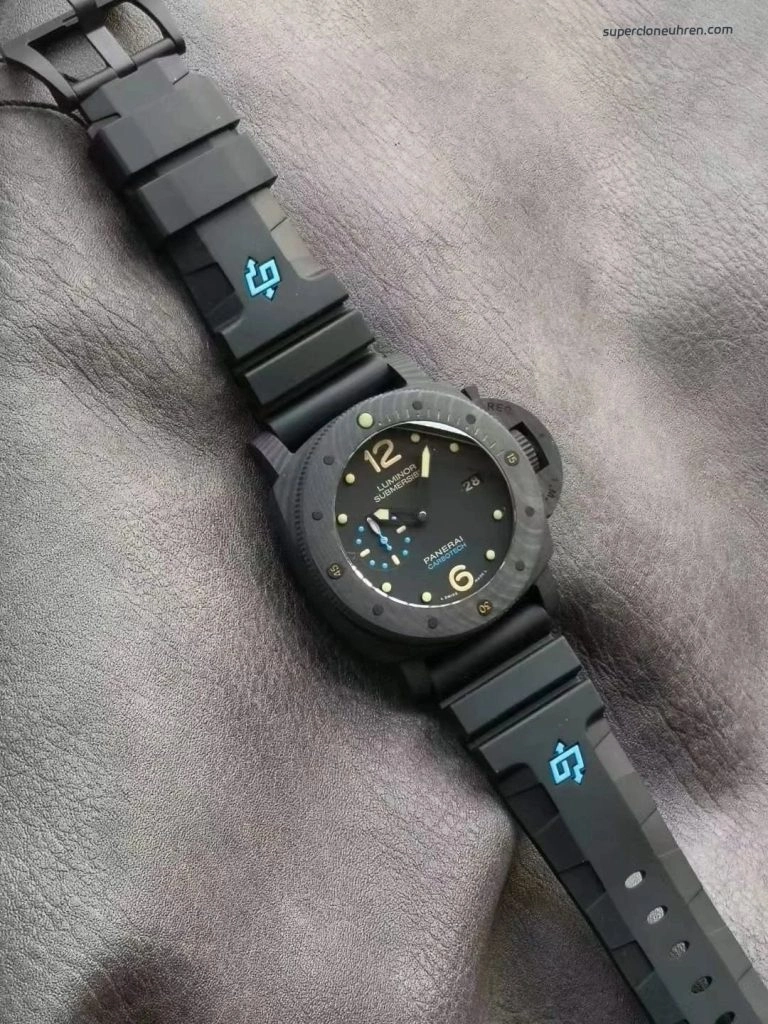 1:1 Super Clone Uhr Panerai Submersible PAM00616 Carbon-Keramik Gehäuse 47mm