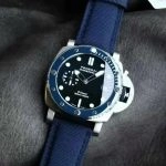 Premium Replica Uhr Panerai Submersible PAM01289 aus mattiertem Edelstahl 44mm